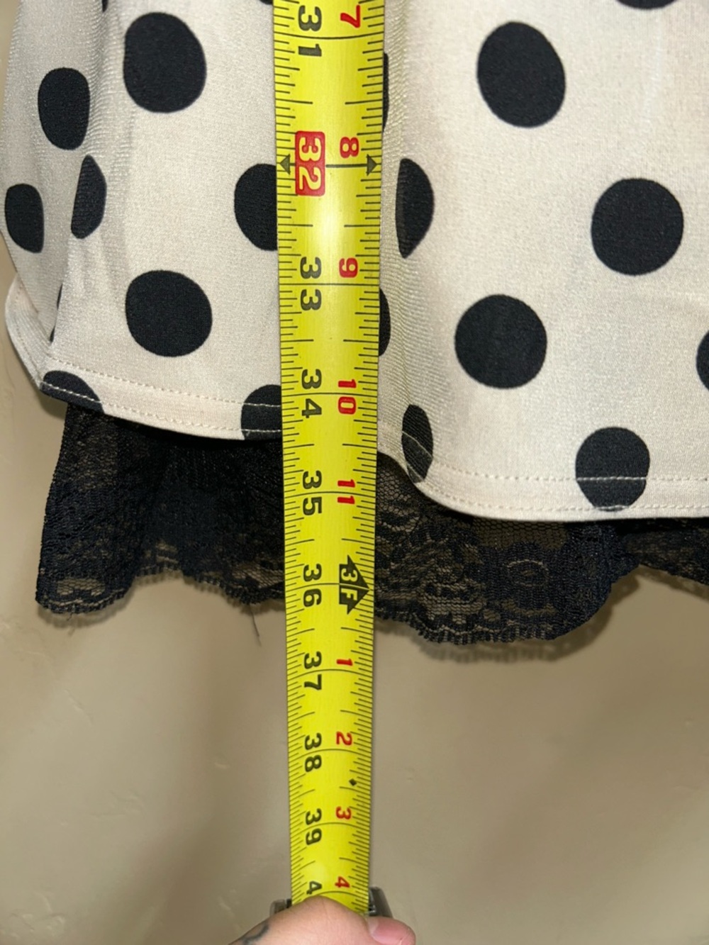 🔥5/$30🔥 Polka Dot Tie Waist Pinup Dress | City Triangles | Size Small - Picture 9 of 10